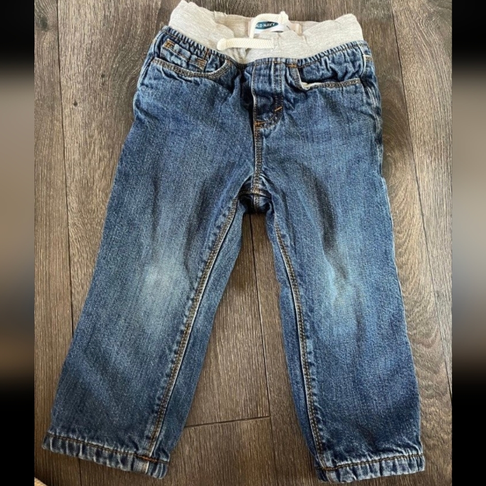 Toddler fleece lined jeans